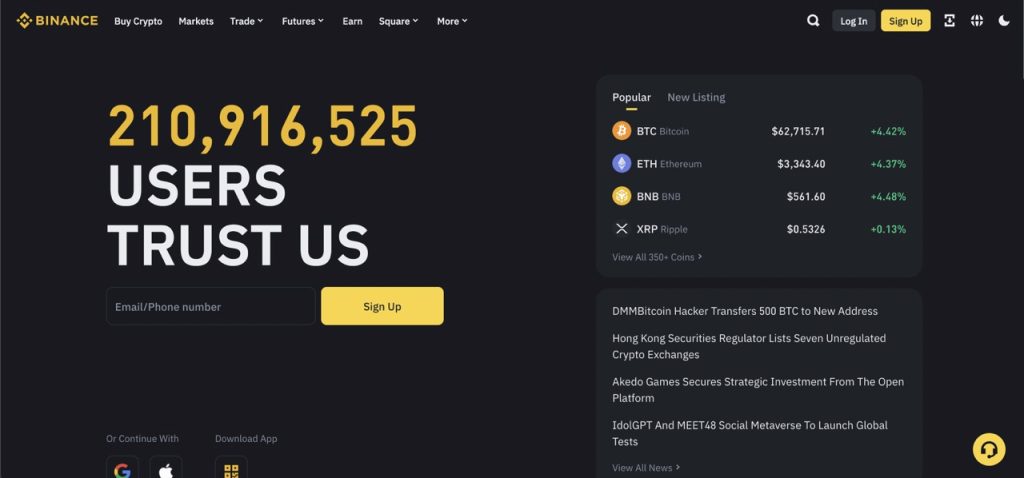 Hướng dẫn rút tiền ảo USDT từ LODE88 về sàn Binance bước 1